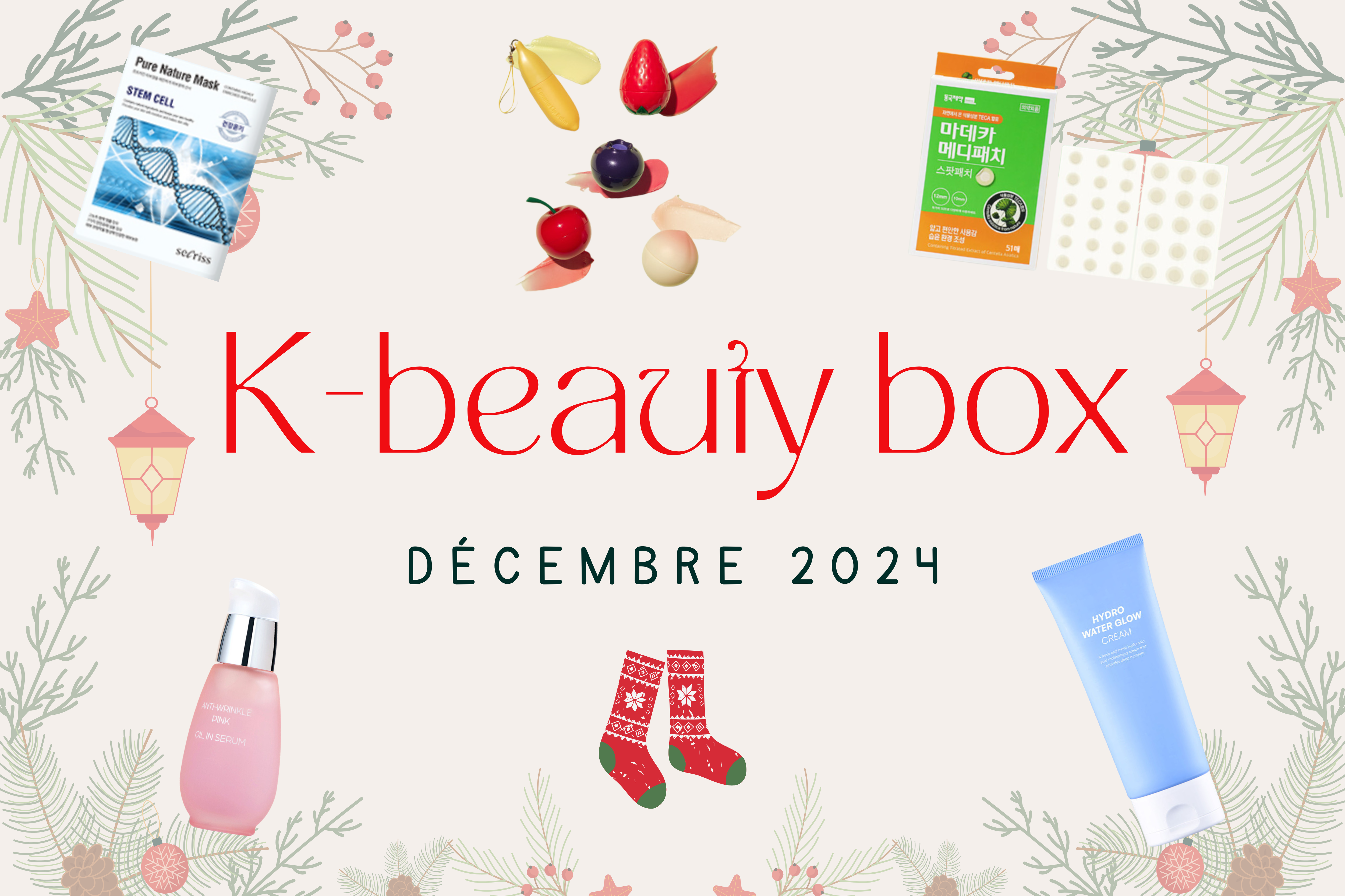 K-beauty Box de DĂ©cembre 2024 đ