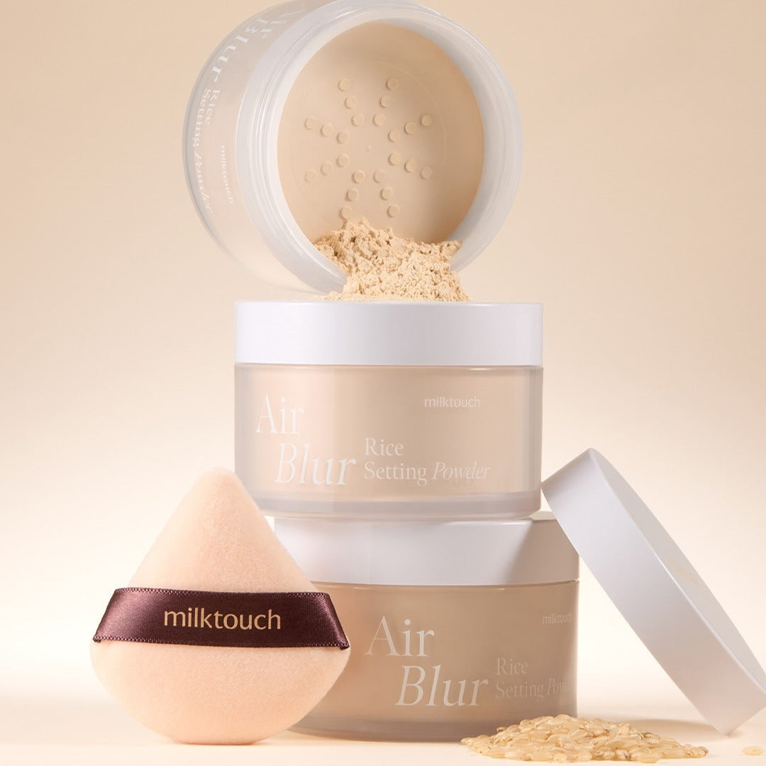MILK TOUCH : K-beauty makeup cushion glow velvet matte rice - Ma Petite Corée