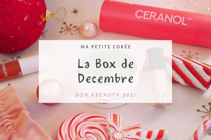 KBeauty Box Décembre 2021