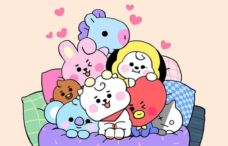 Les BT21 : l'univers mignon de BTS en détails, peluches et personnages colorés BT21 (Line Friends x BTS)