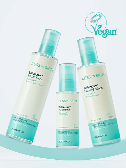 Holika Holika Less On Skin Balancism Toner + Emulsion + Serum Set