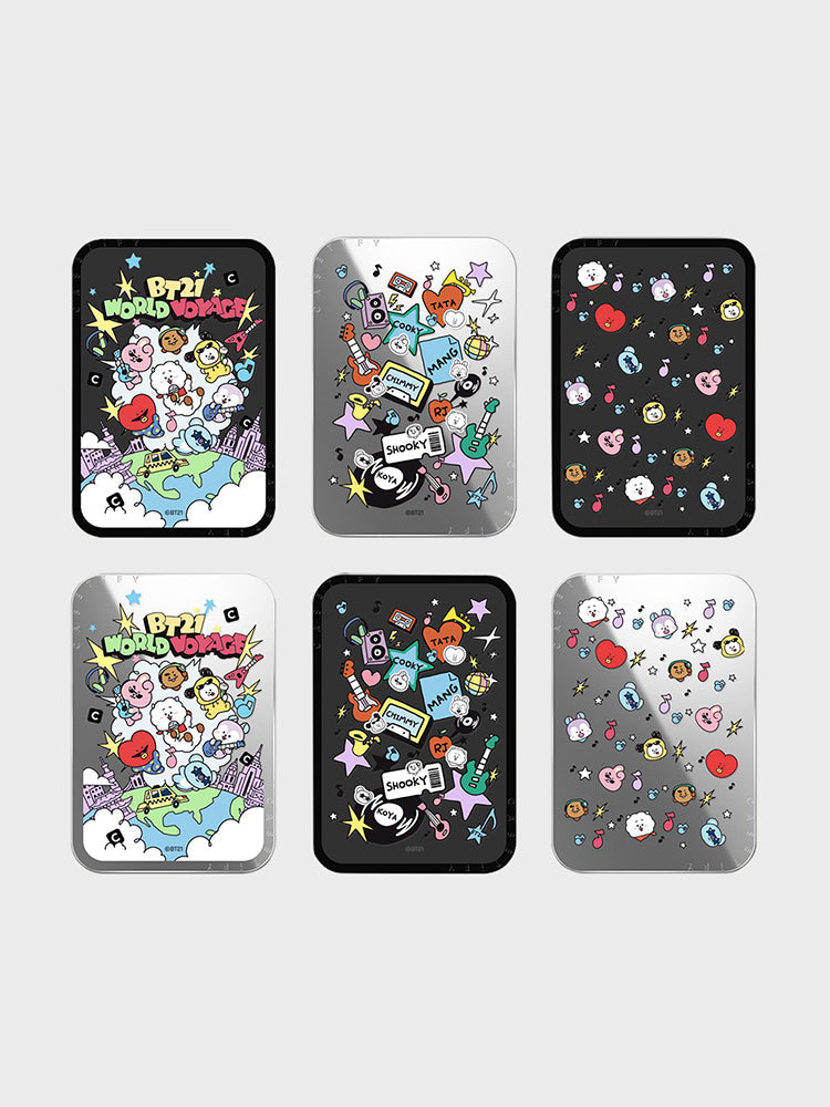 BT21 X CASETiFY Stickers Support Porte-cartes