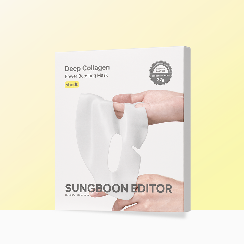 SUNGBOON EDITOR Deep Collagen Masque en tissu 4 pièces