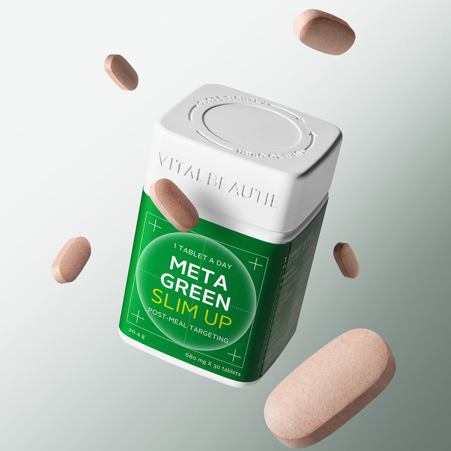 VITAL BEAUTIE Meta Green Slim Up 30 Jours Bêta-Carotène et Banaba