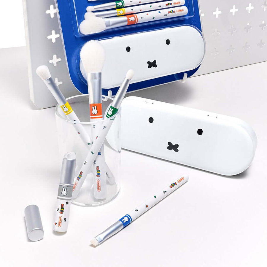 ROM&ND x Miffy Brush 5-piece Set (+ Pouch)