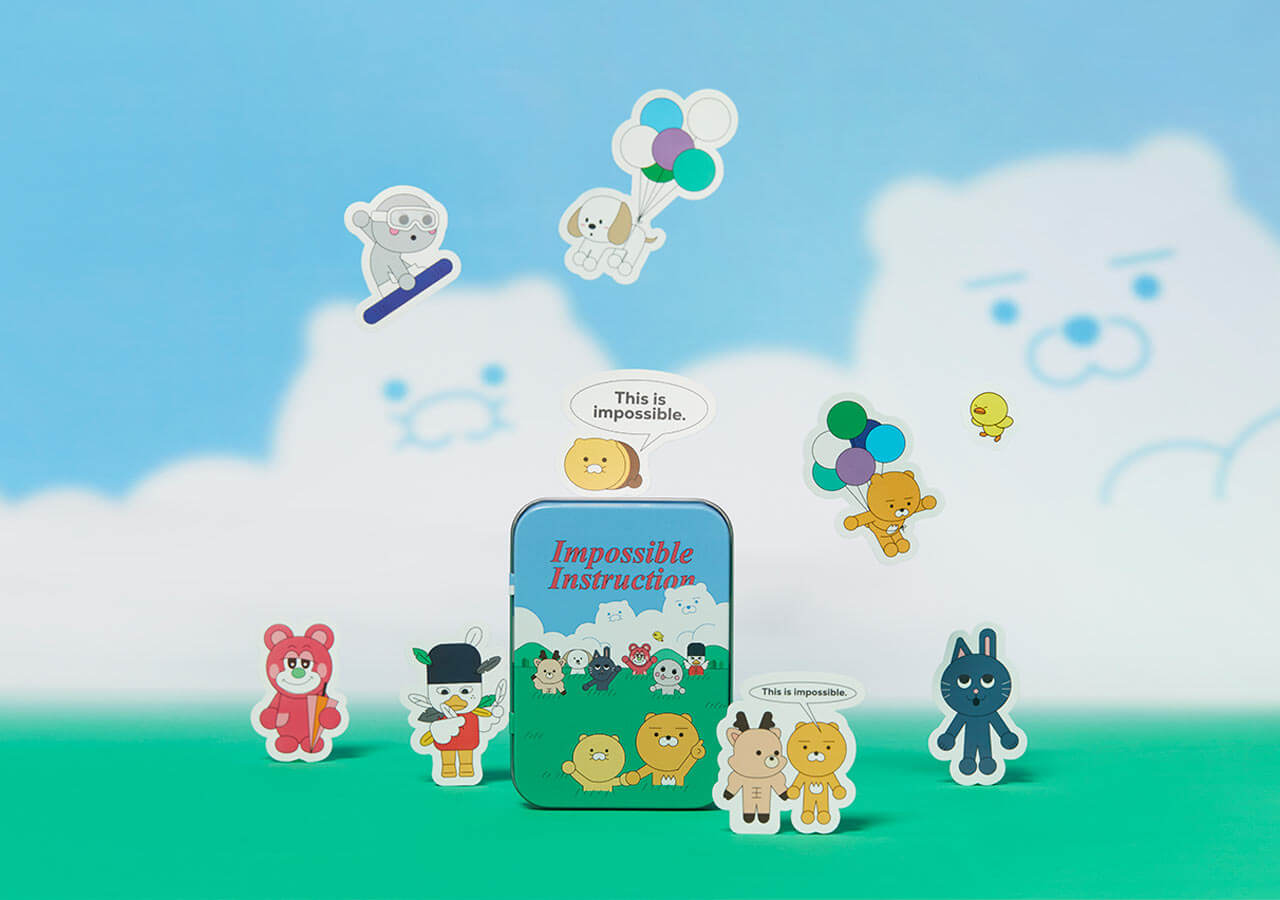 Pack Stickers Friends - Kakao Friends