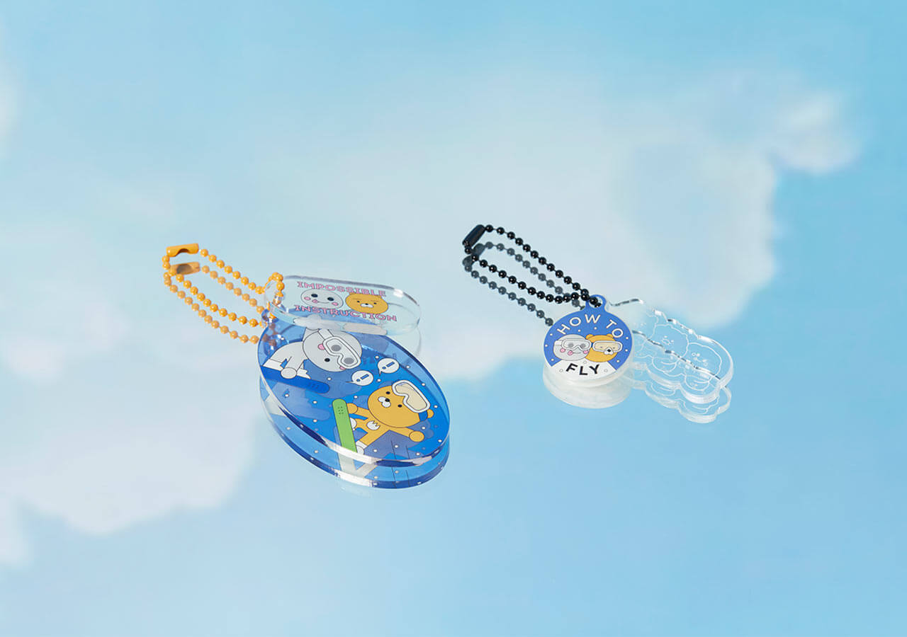 Porte-cles Acrylique Friends - Kakao Friends