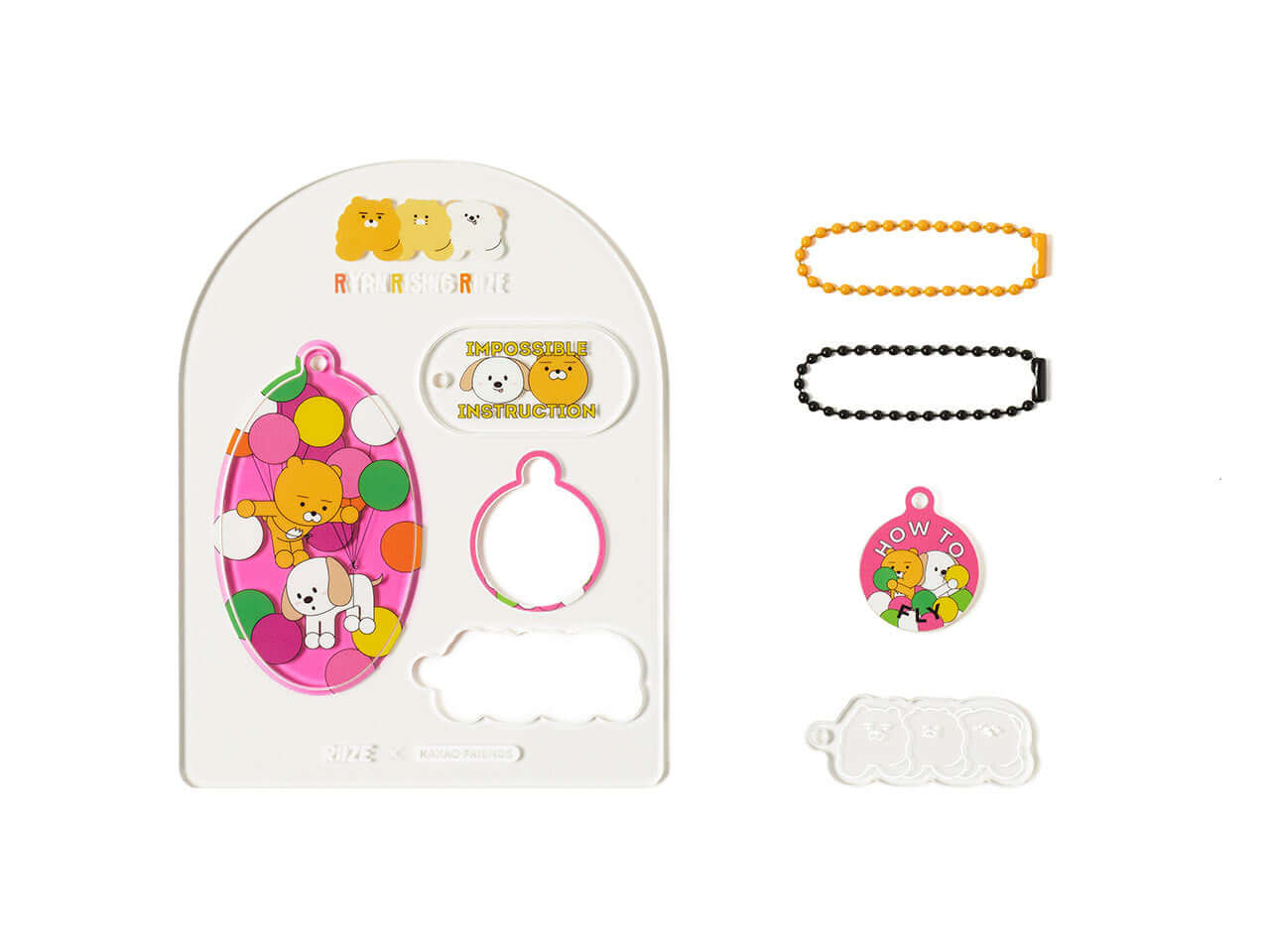 Porte-cles Acrylique Friends - Kakao Friends