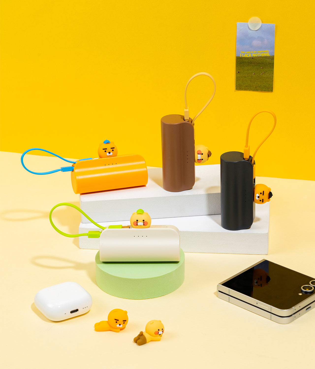 KAKAO FRIENDS - Casquette Batterie Externe Chunsik - Detail 3