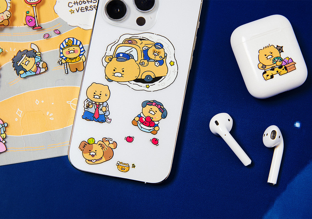 KAKAO FRIENDS - Transparent Autocollant Chunsik - Detail 5