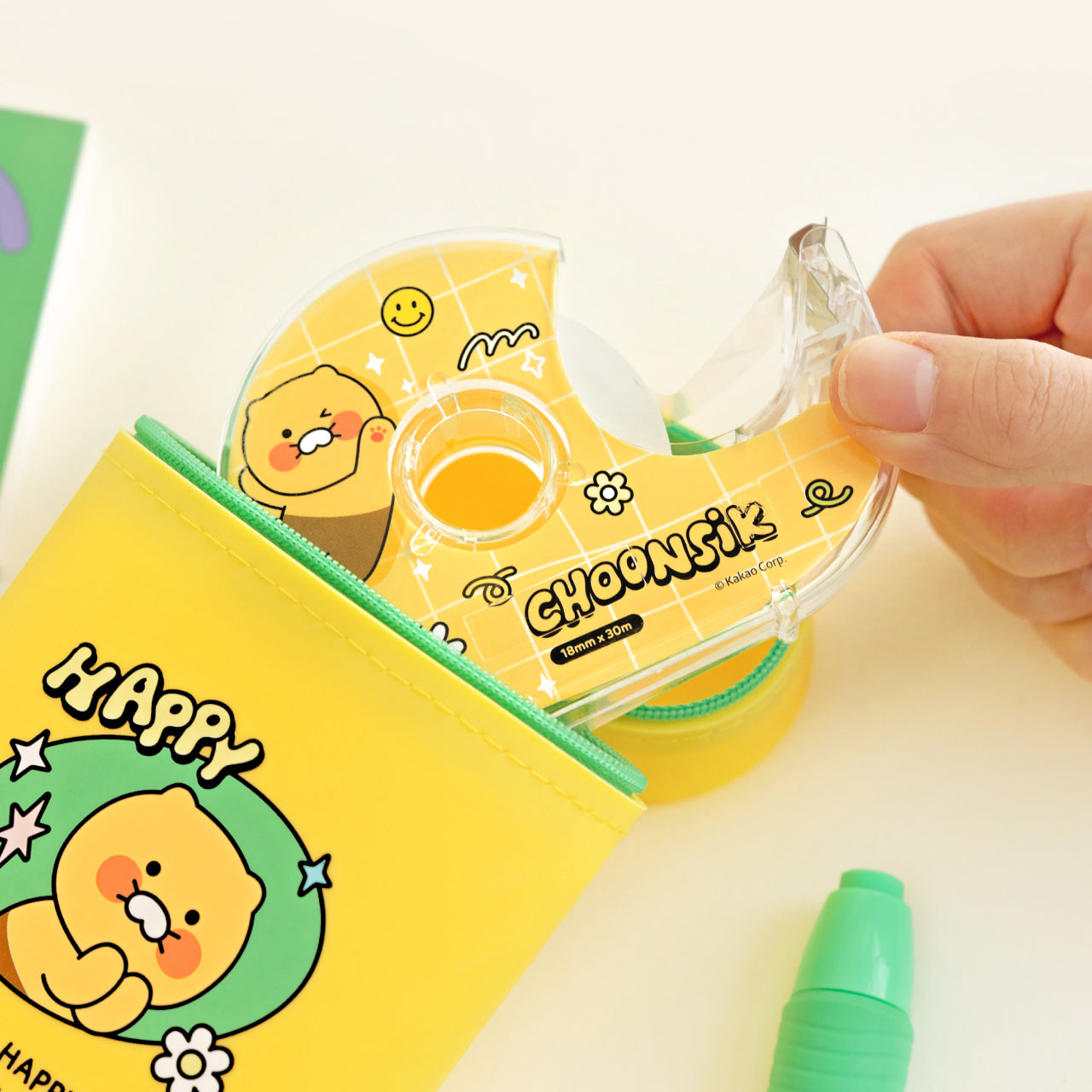 KAKAO FRIENDS - Transparent Ruban Adhesif Chunsik
