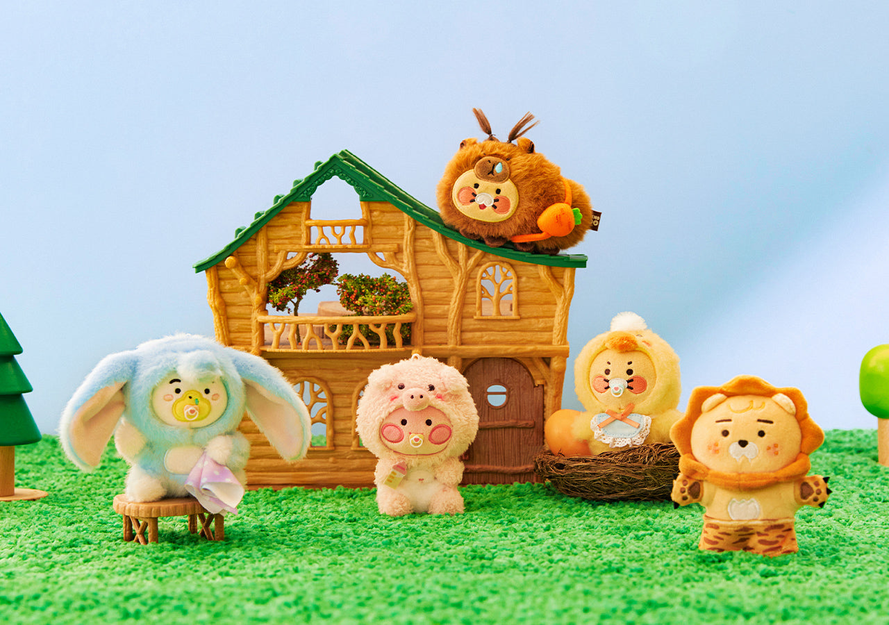 KAKAO FRIENDS - FRIENDZOO Porte-cles Peluche Little Ryan - Detail 14