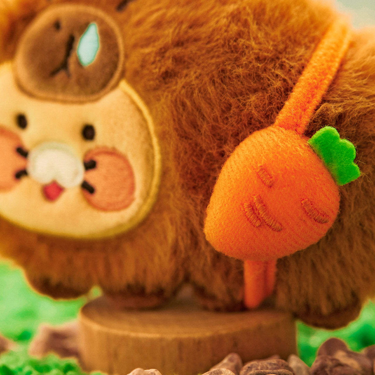 KAKAO FRIENDS - FRIENDZOO Porte-cles Peluche Chunsik
