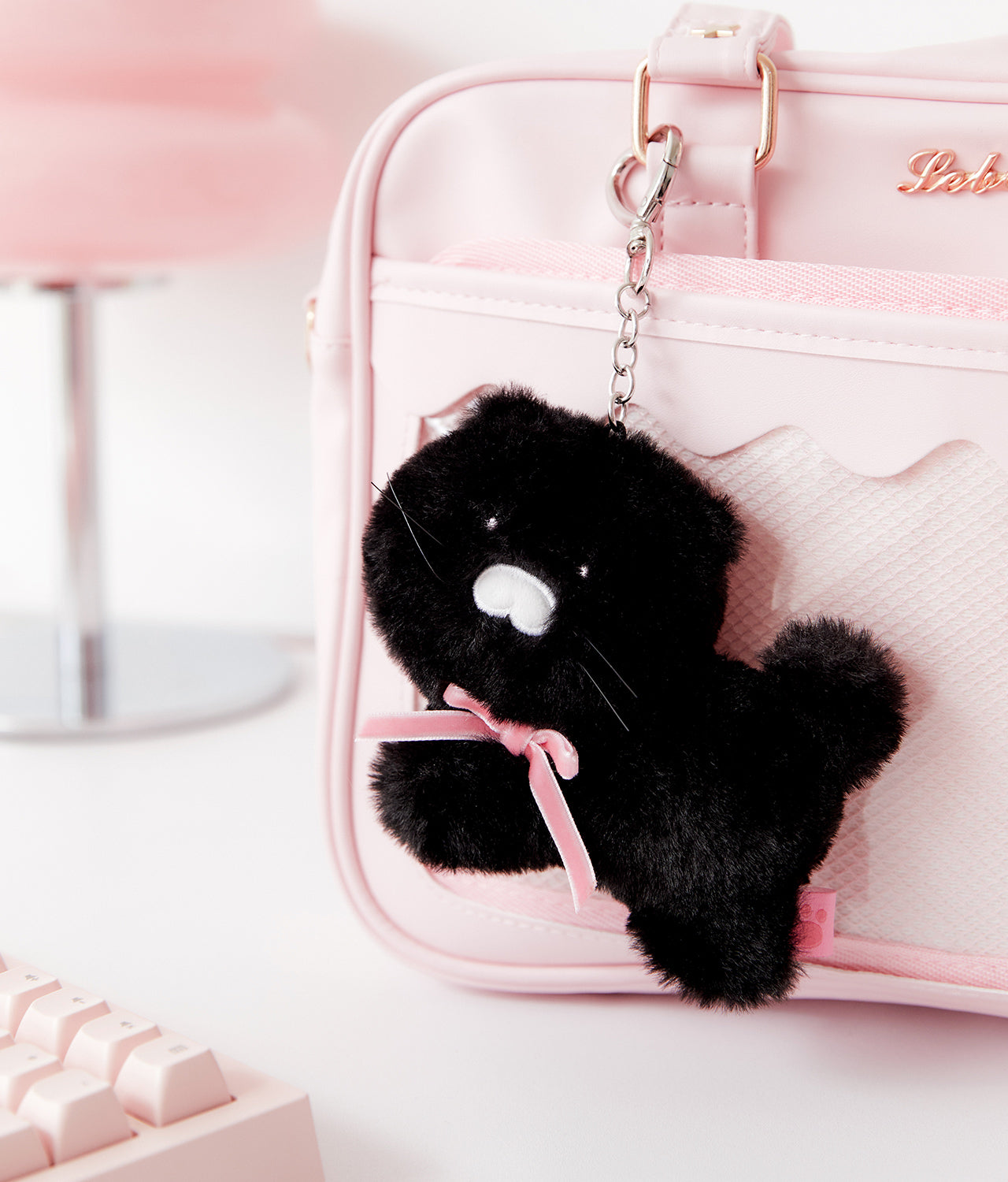 KAKAO FRIENDS - Noir MiniPorte-cles Peluche Chunsik - Detail 3