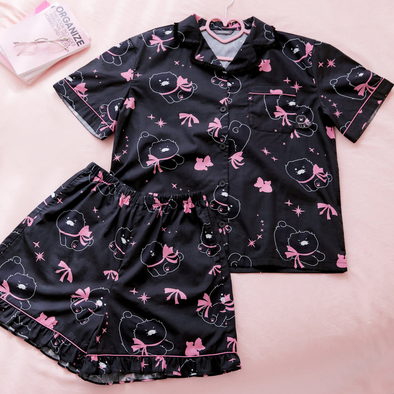 KAKAO FRIENDS - Noir Lovely Femme Pyjama Chunsik