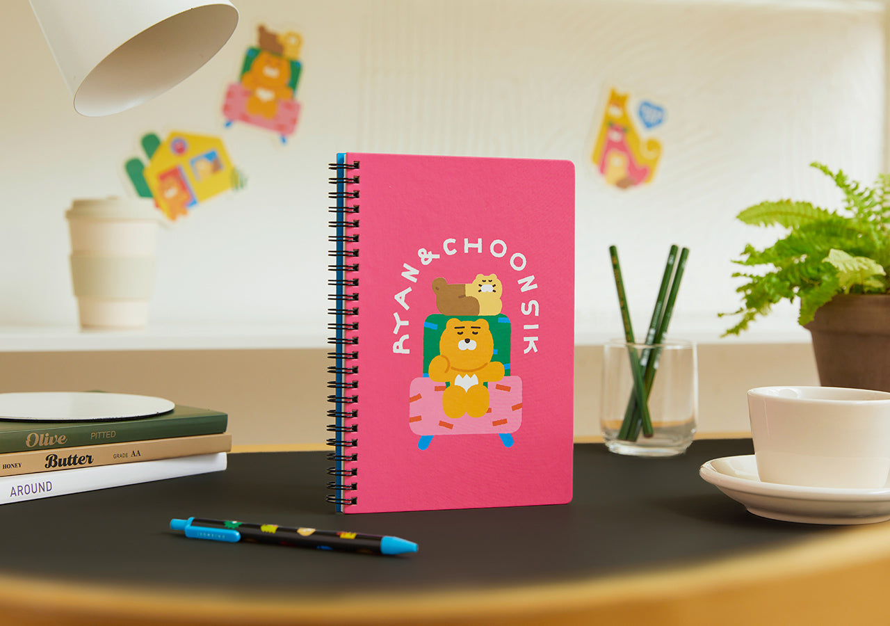KAKAO FRIENDS - XFriends Carnet(Rose) Ryan&Chunsik - Detail 3