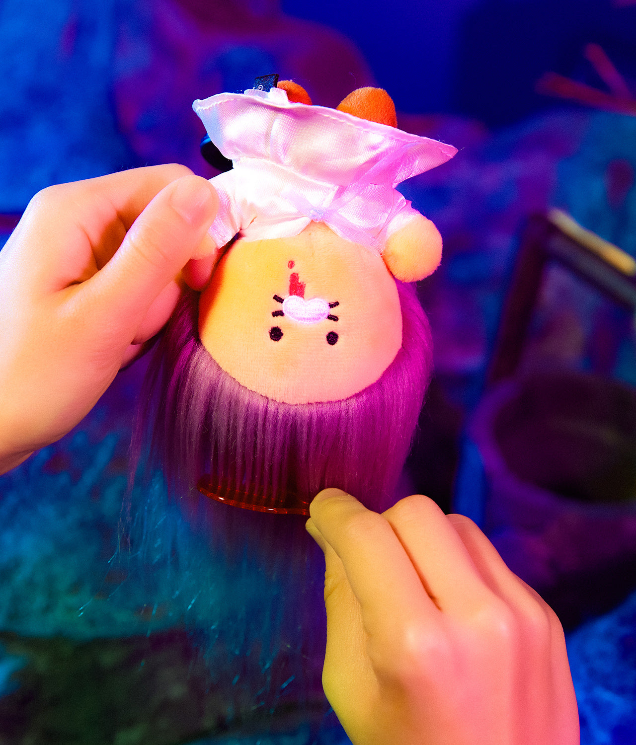 KAKAO FRIENDS - Porte-cles Peluche Chunsik - Detail 6