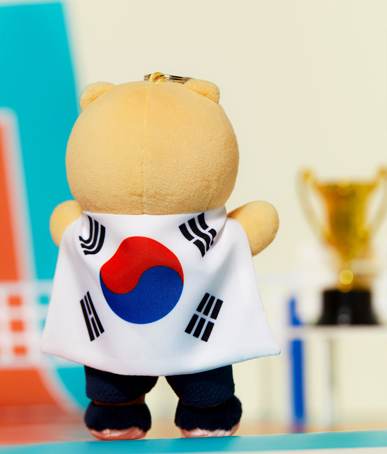 KAKAO FRIENDS - XFriends Porte-cles Peluche Chunsik - Detail 4