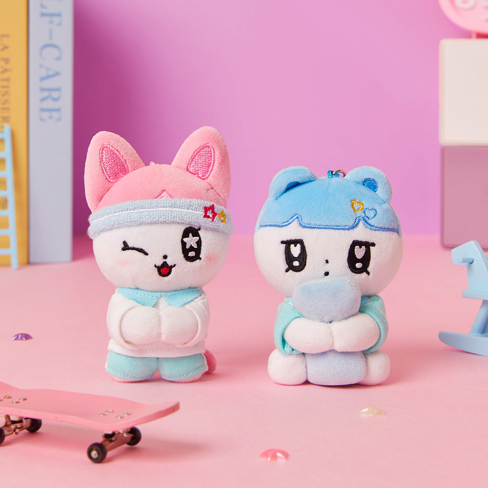 KAKAO FRIENDS - MiniPorte-cles Peluche Pyjama