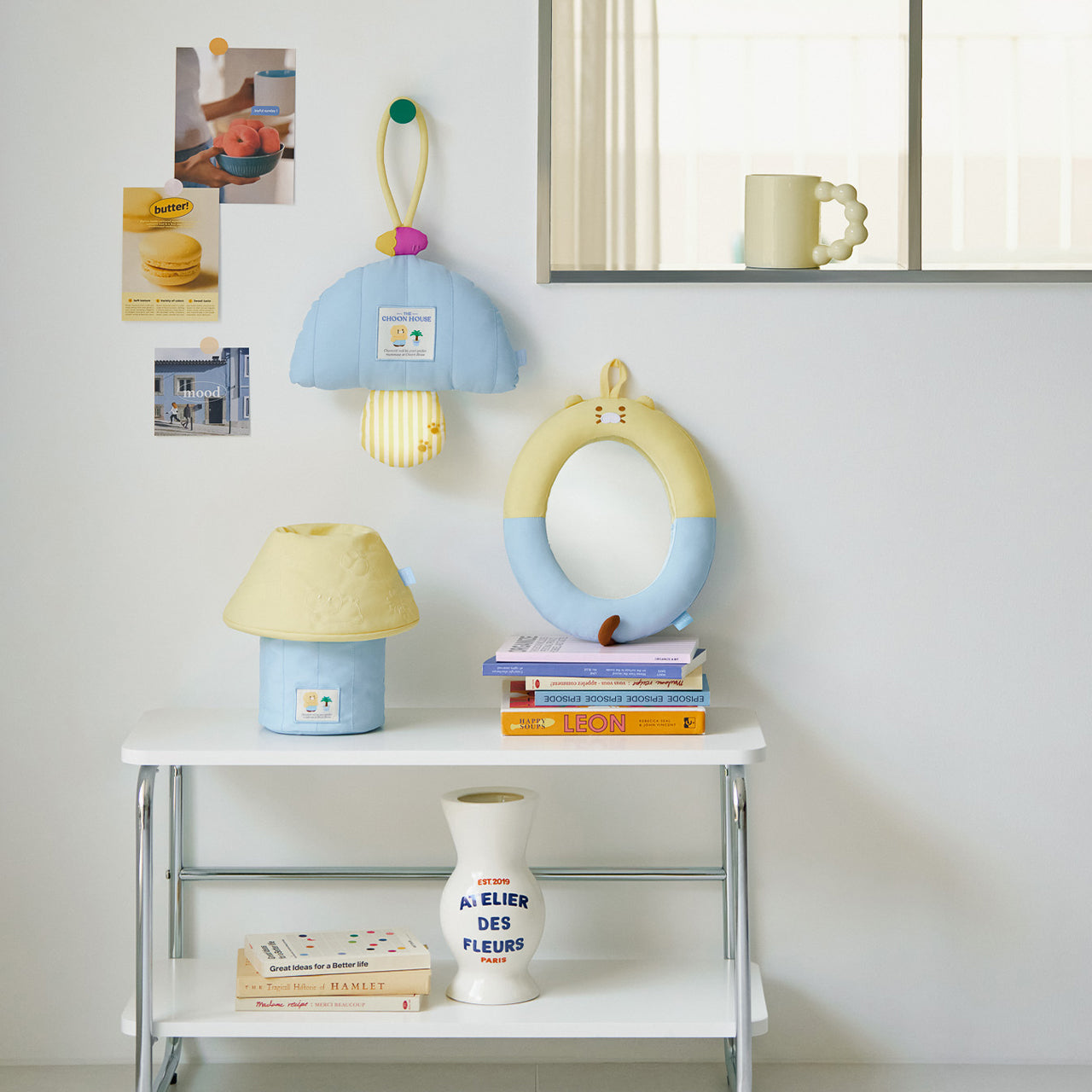 KAKAO FRIENDS - CHOONHOUSE Coussin Miroir Chunsik