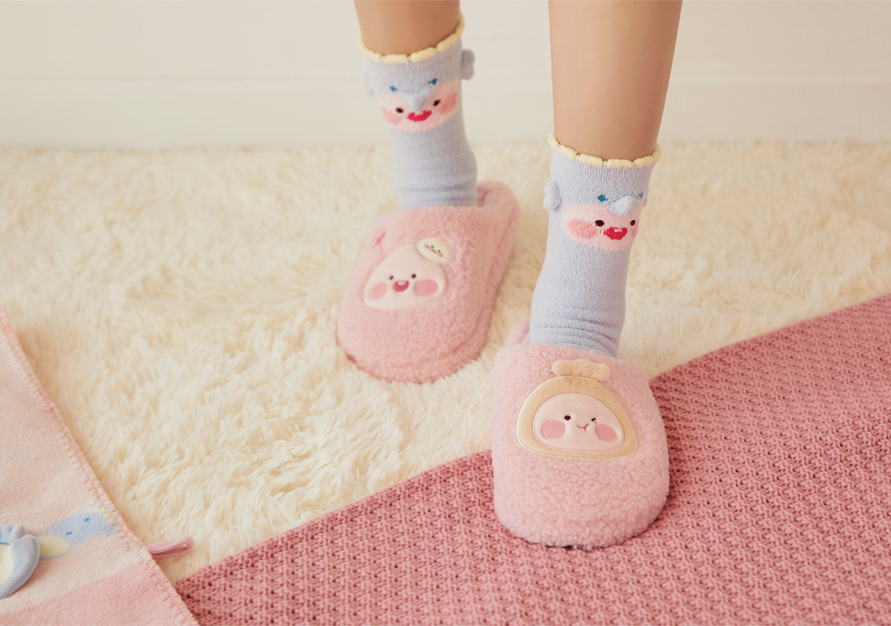 KAKAO FRIENDS - Friends Pantoufles Little Apeach - Detail 5