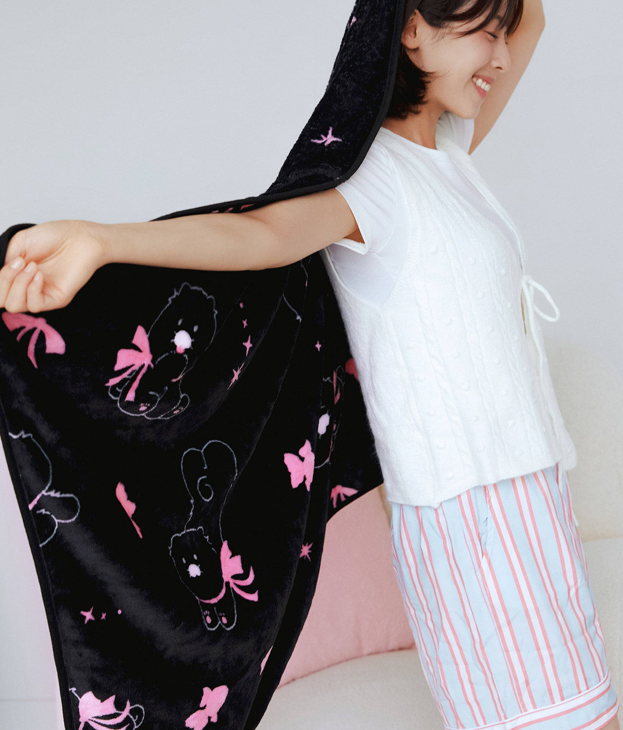 KAKAO FRIENDS - Noir Pochette Couverture Chunsik - Detail 6