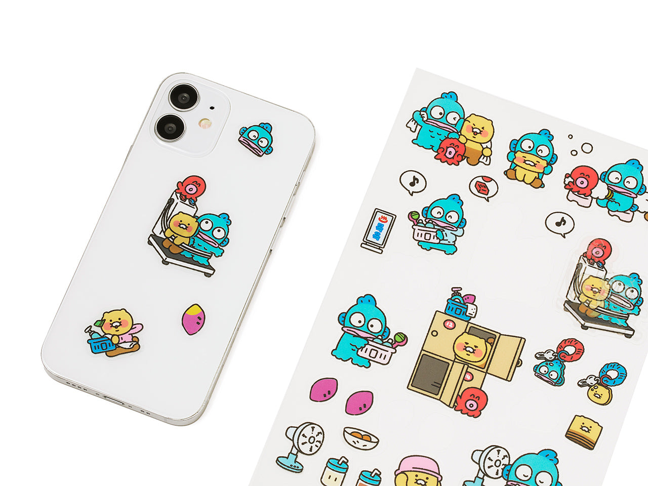 KAKAO FRIENDS - X Friends Transparent Autocollant Rouge Chunsik - Detail 8
