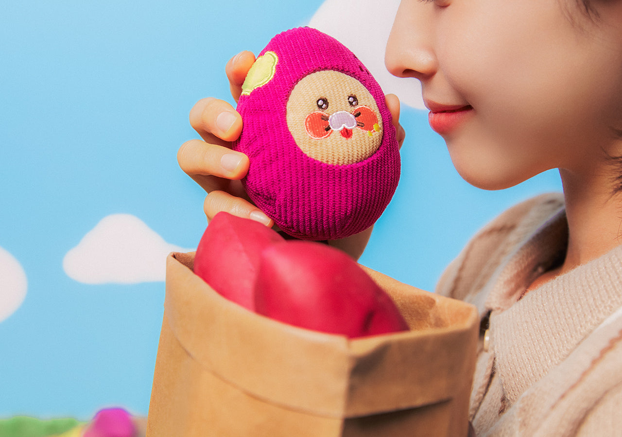 KAKAO FRIENDS - Porte-cles Peluche Chunsik - Detail 4