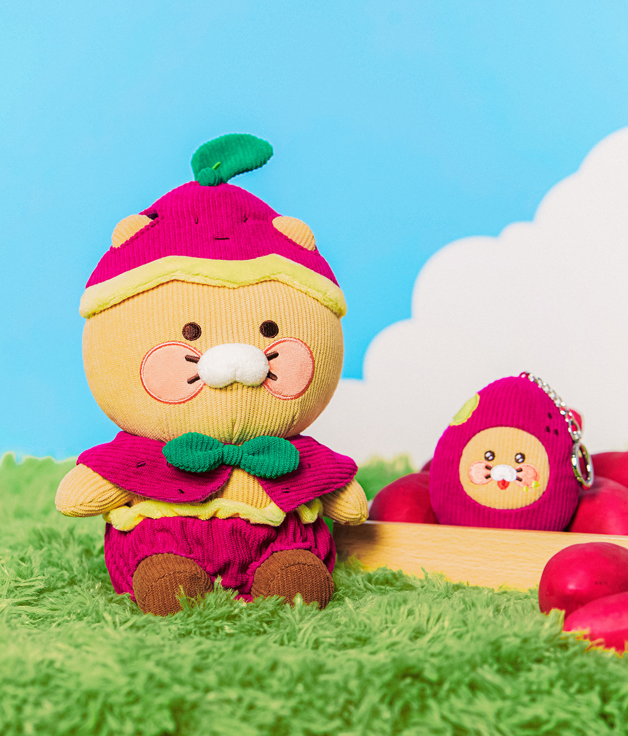 KAKAO FRIENDS - Porte-cles Peluche Chunsik - Detail 7
