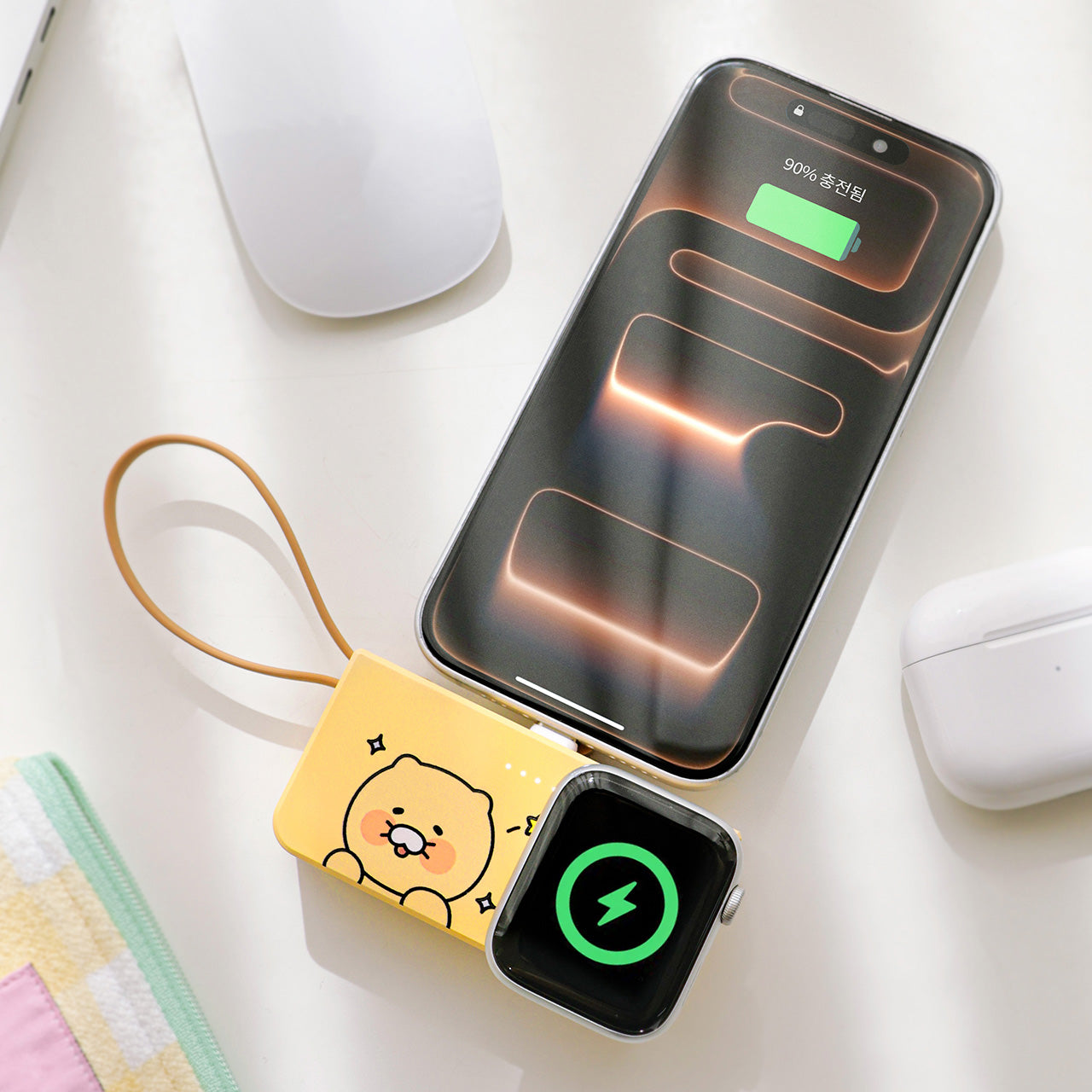 KAKAO FRIENDS - + Batterie Externe 5,000 Chunsik