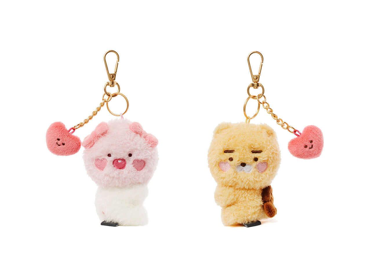 Set Peluche Porte-cles Petit Ryan - Kakao Friends