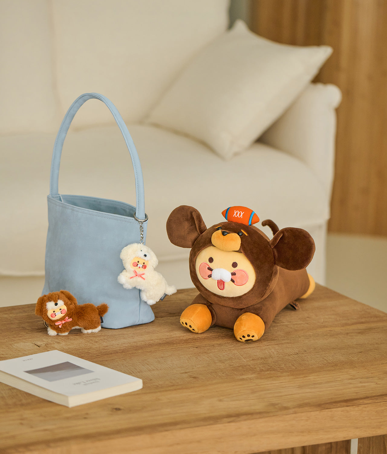 KAKAO FRIENDS - Porte-cles Peluche Chunsik - Detail 9
