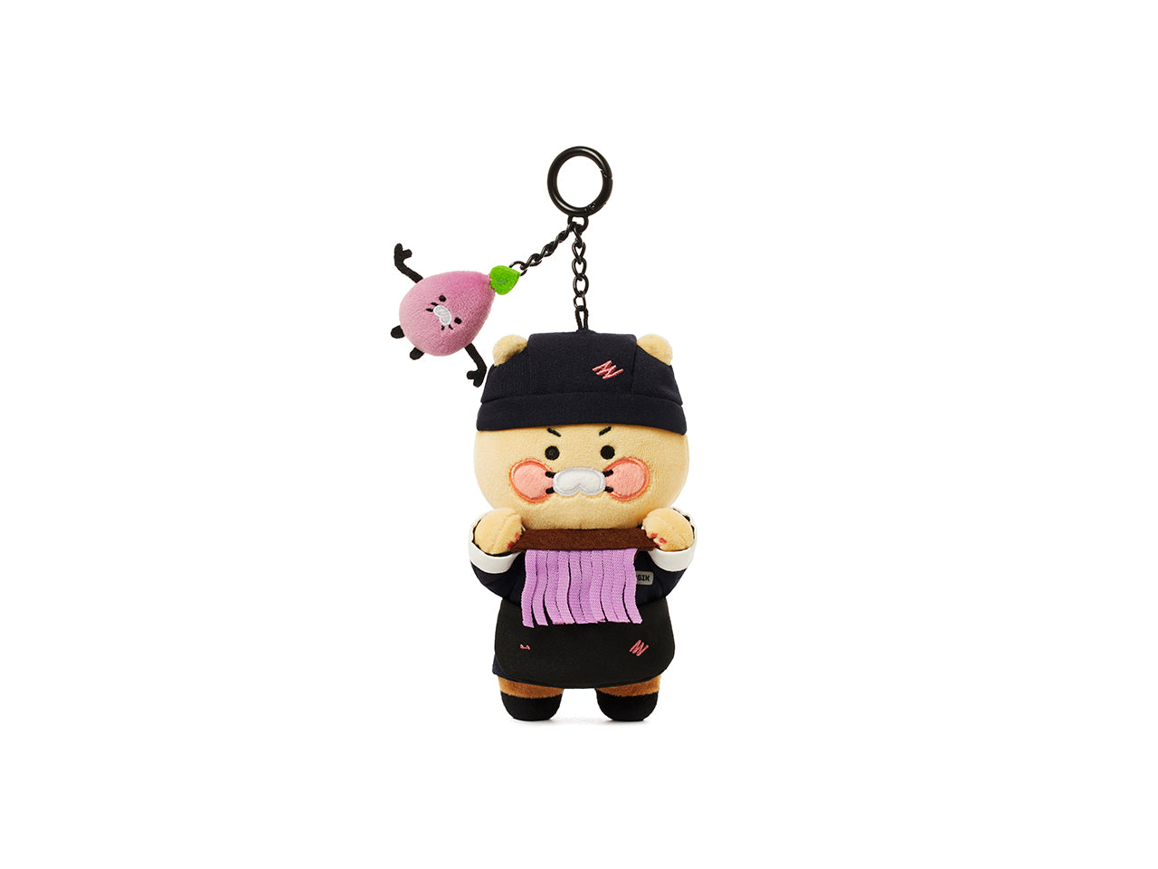 KAKAO FRIENDS - XFriends PeluchePorte-cles Couverts Chunsik - Detail 9