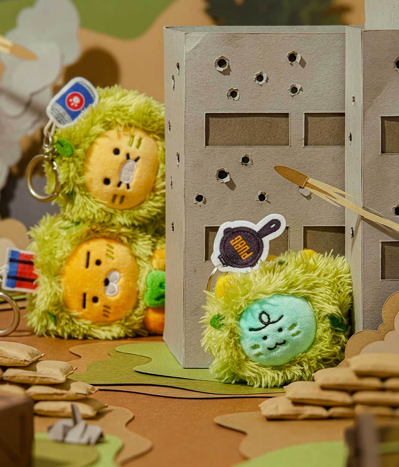 KAKAO FRIENDS - XFriends Porte-cles Peluche Ryan - Detail 8