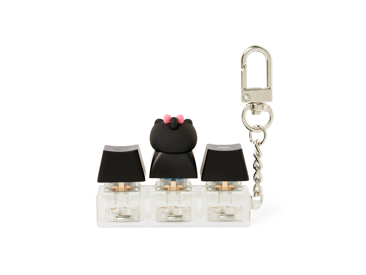 KAKAO FRIENDS - Noir LEDCasquette Figurine Porte-cles Chunsik - Detail 9