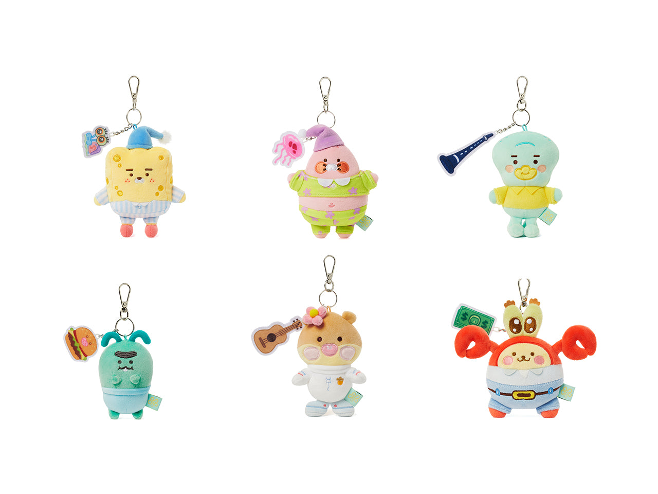 KAKAO FRIENDS - SpongeBobXFriends Baby SpongeBob Porte-cles Peluche Little Ryan - Detail 11