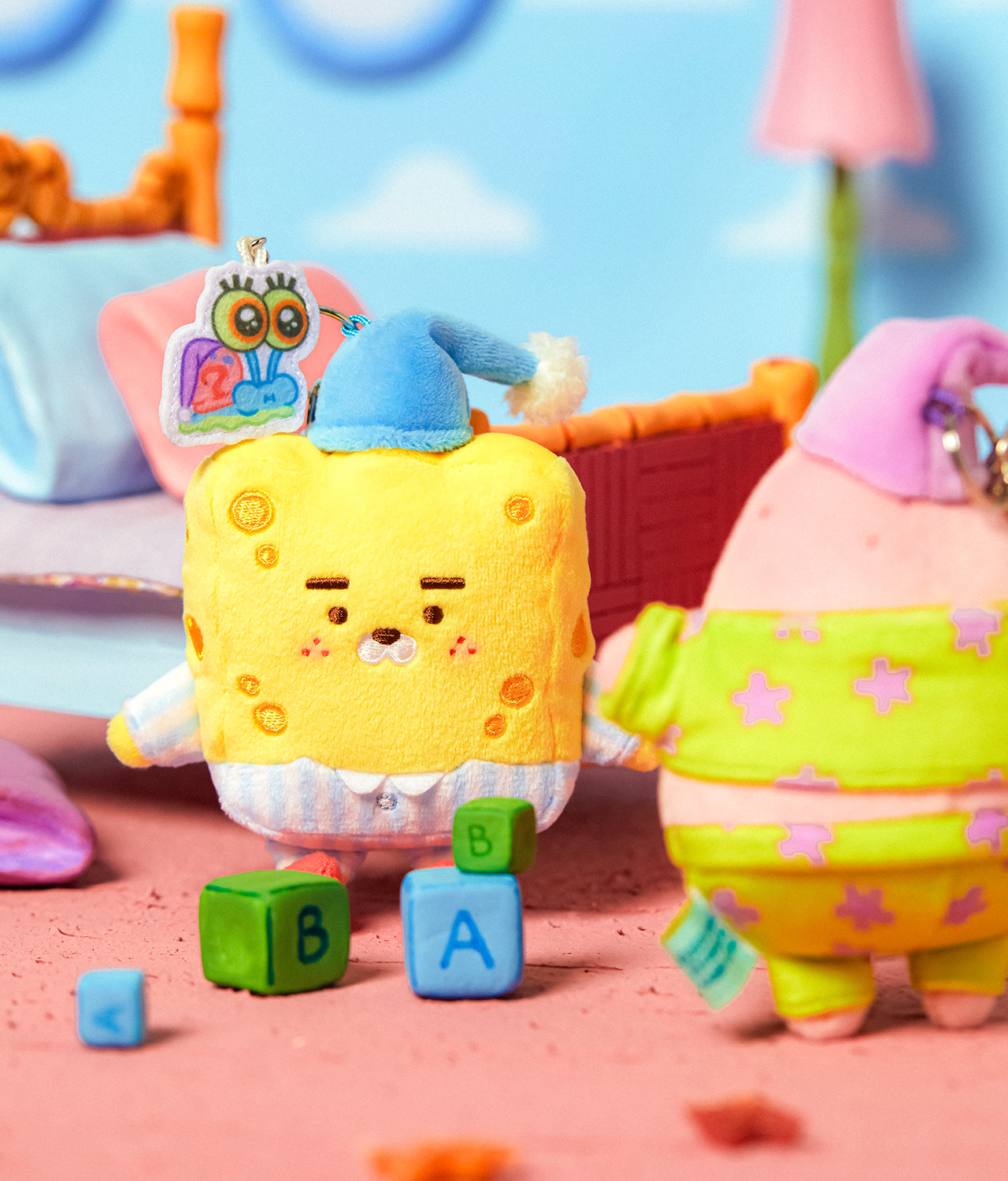 KAKAO FRIENDS - SpongeBobXFriends Baby SpongeBob Porte-cles Peluche Little Ryan - Detail 5