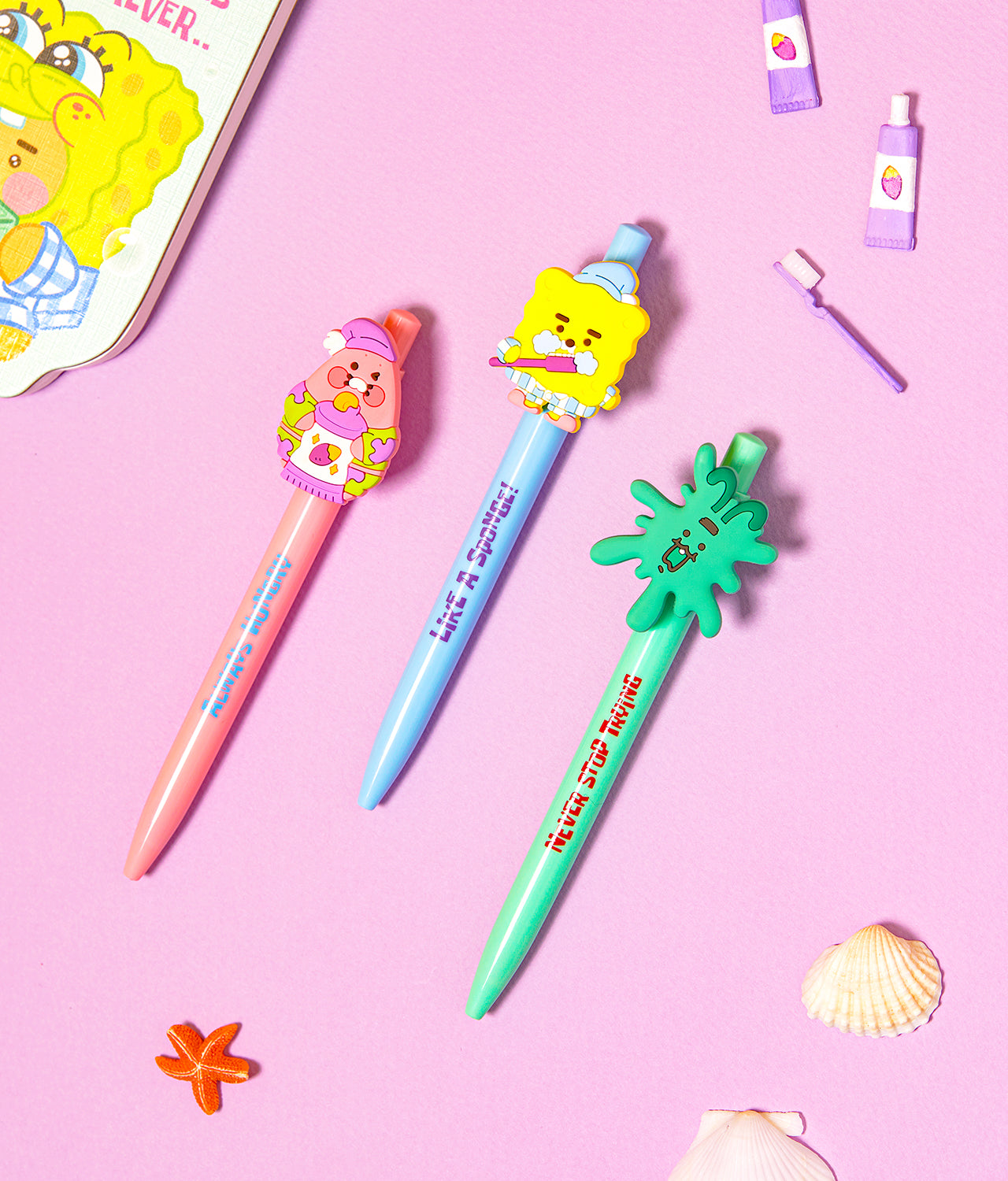 KAKAO FRIENDS - SpongeBobXFriends 3P Set Friends - Detail 3