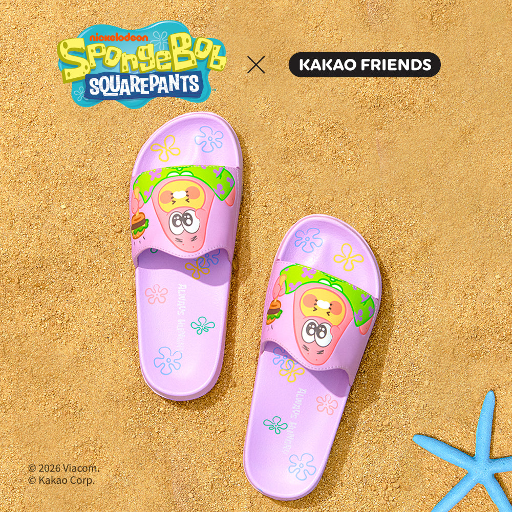 KAKAO FRIENDS - SpongeBobXFriends Baby Patrick Femme Bureau Pantoufles Baby Chunsik
