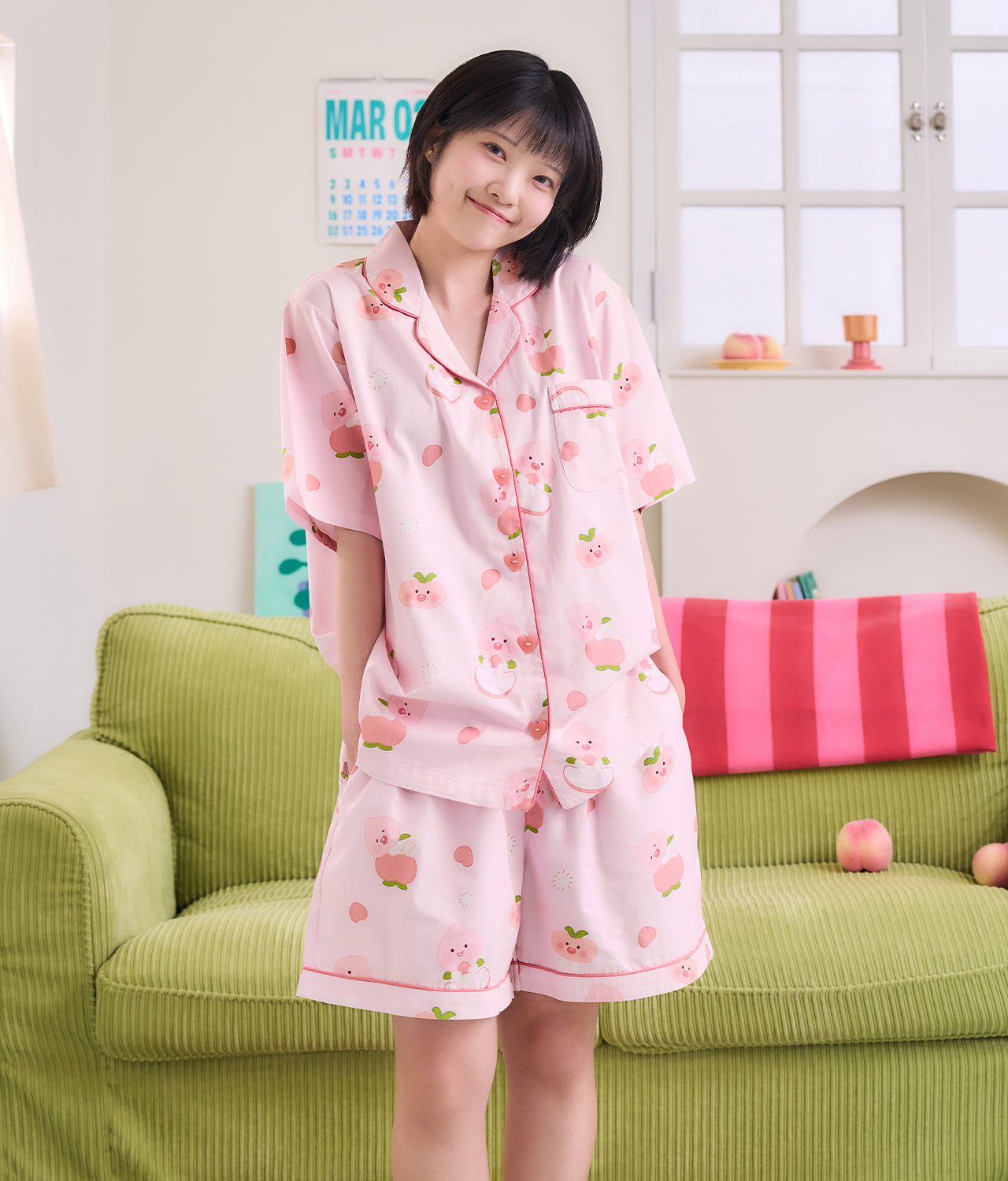 KAKAO FRIENDS - Peach Peach Lovely FemmePyjama Little Apeach - Detail 5