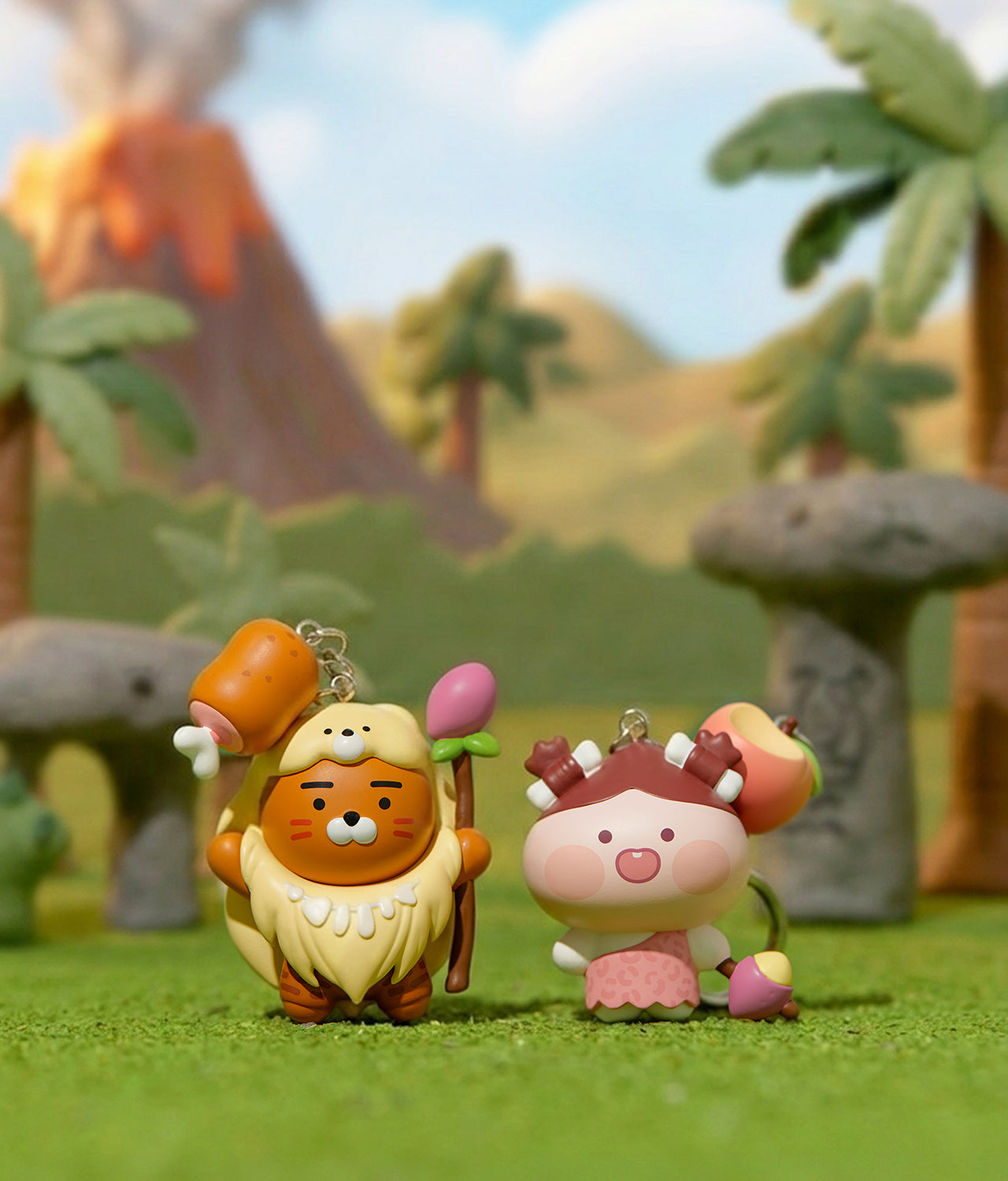 Figurine Porte-cles Apeach - Kakao Friends