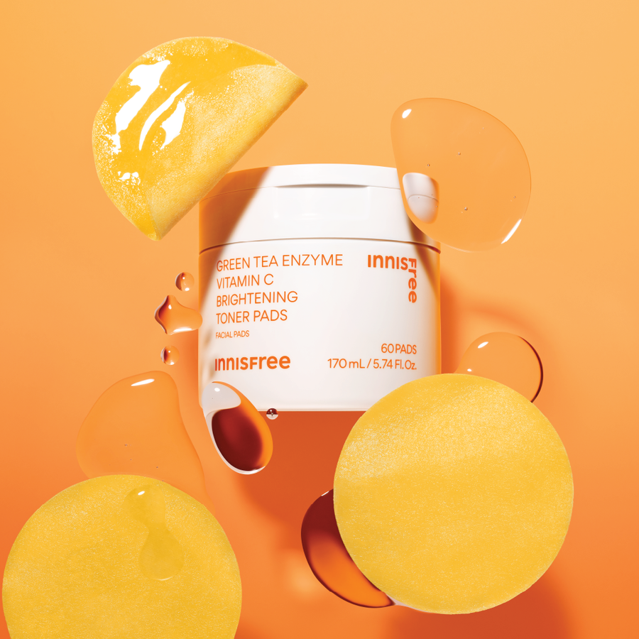 INNISFREE Vitamin C Green Tea Enzyme Brightening Pad 60p 170ml
