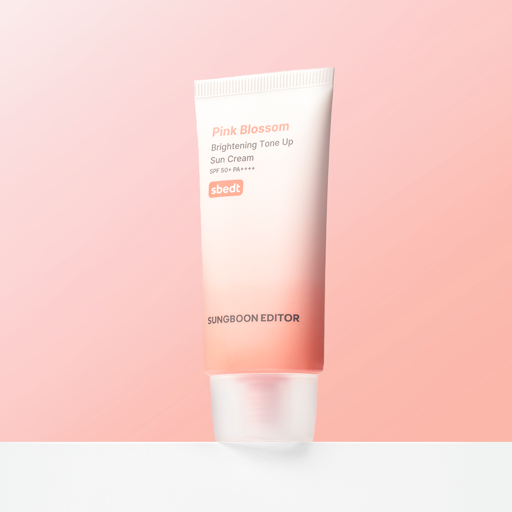 SUNGBOON EDITOR Pink Blossom Tone Up Crème solaire 50ml