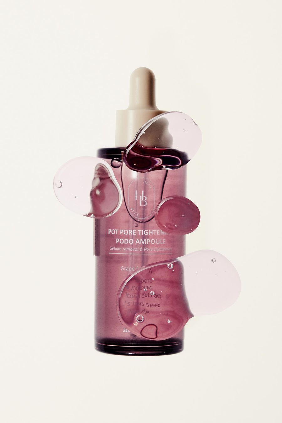 HEVEBLUE Ampoule Pore Raisin Red Bean Peptamine