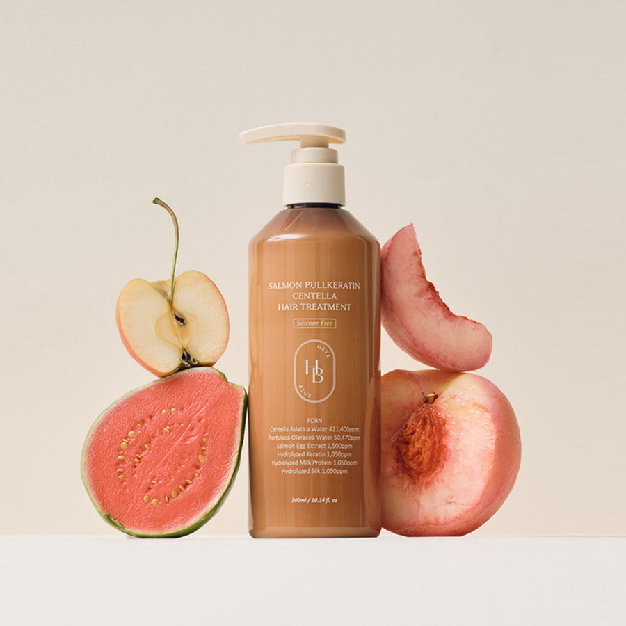 HEVEBLUE Après-shampoing Réparateur Salmon Kératine Centella
