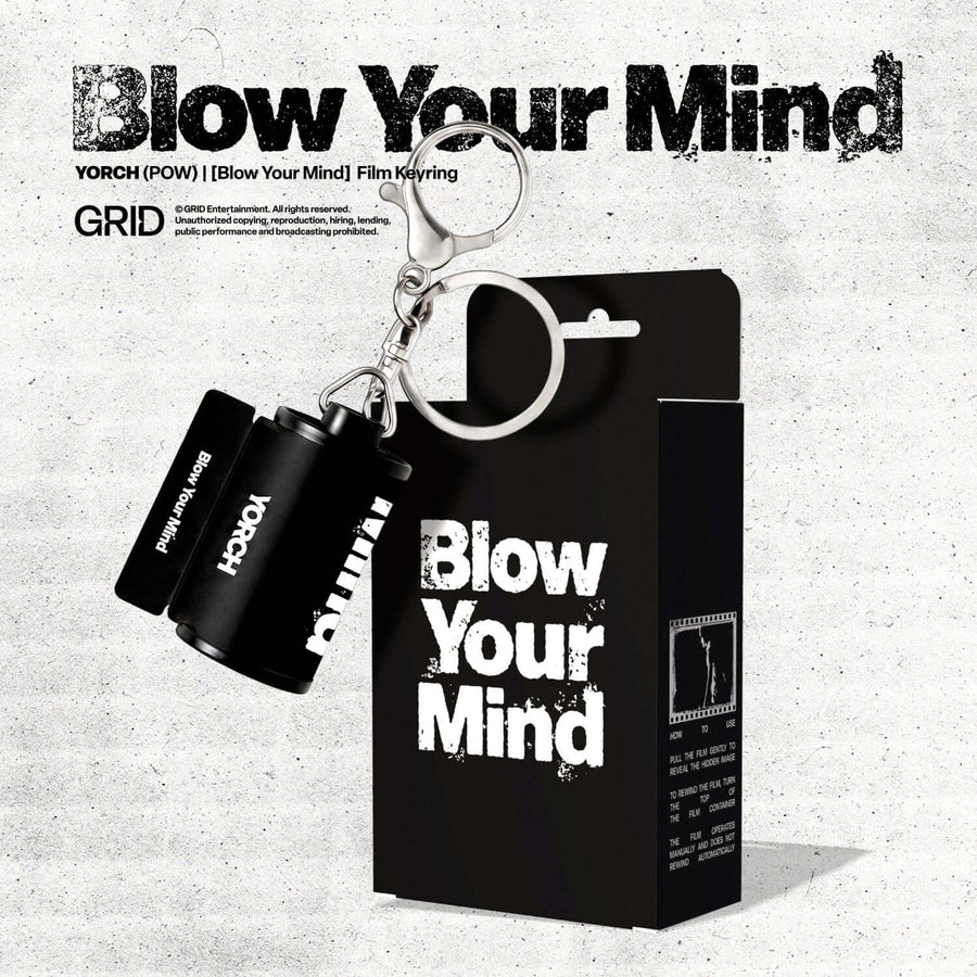 YORCH - YORCH (POW) - 'Blow Your Mind' Film Keyring (Dark Ver.) - Album Kpop