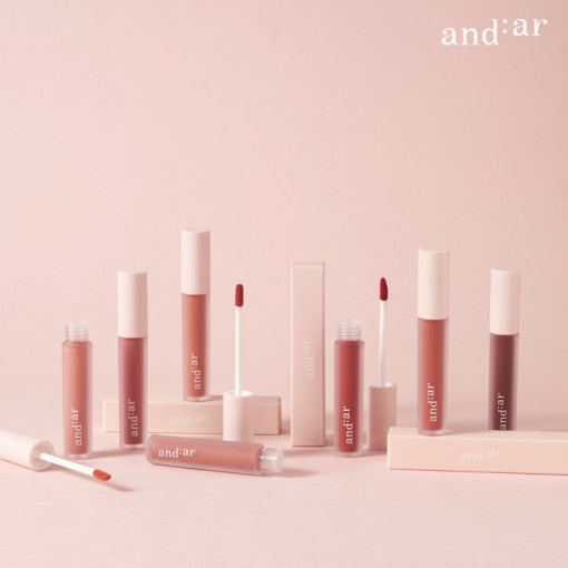 AND:AR Matte Lip Color Velvet Tint disponible sur Ma petite Coree, ton Eshop 100% K-beauty en direct de Seoul