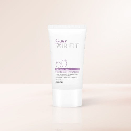 A'PIEU Super Air Fit Mild Sunscreen Matte EX 50ml disponible sur Ma petite Coree, ton Eshop 100% K-beauty en direct de Seoul