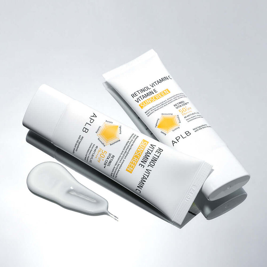 APLB Retinol Vitamin C Vitamin E Sunscreen SPF50+ PA++++ 40ml