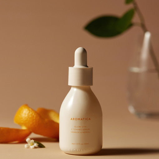 AROMATICA Glow Vita C Orange & Neroli Toning Serum 30ml disponible sur Ma petite Coree, ton Eshop 100% K-beauty en direct de Seoul